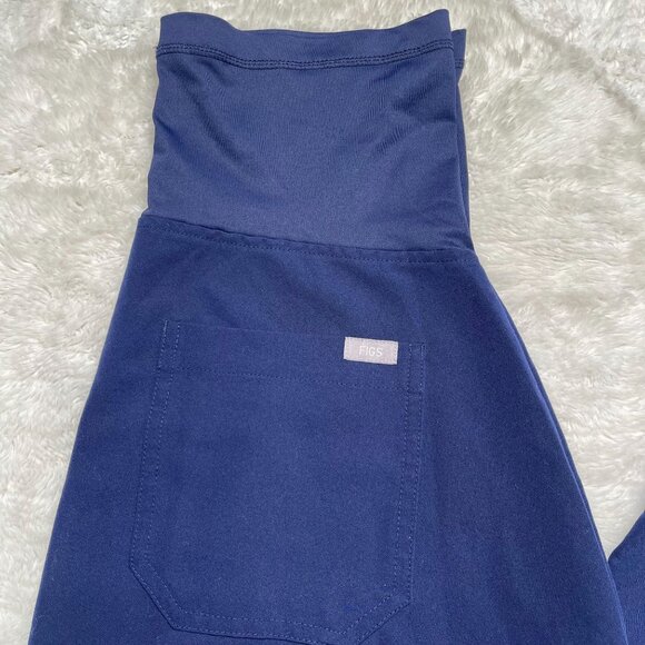 Figs Women's Navy Blue Maternity 2.0 Scrub Pants Size Small - Picture 2 of 10